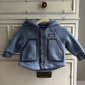 Patagonia Baby Retro Pile Fleece Jacket - Blue